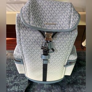 Michael Kors blue backpack. Brand new, with tags.